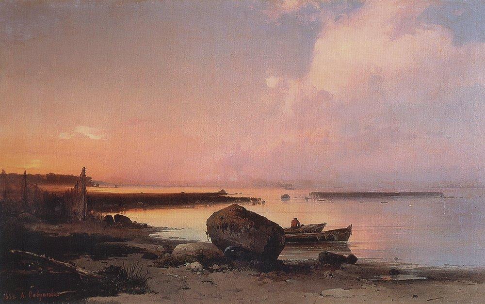 Морской берег в окрестностях Ораниенбаума, 1854